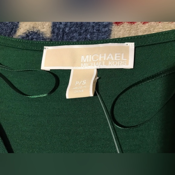 Vintage Womens MICHAEL KORS Moss Blouse Shirt P/S Petite Small Rlpc rl Lauren lv - Picture 3 of 9